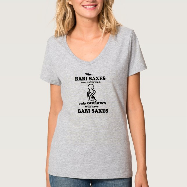 Bari Saxes Outlawed T-Shirt (Front)