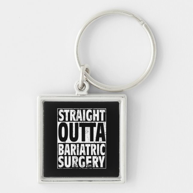 Bariatric Surgery Gastric Sleeve Band Weight Loss Key Ring (Front)