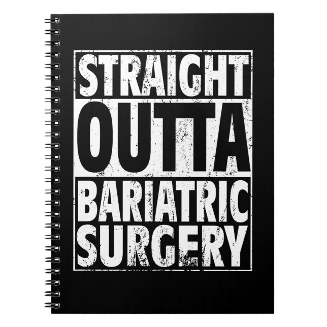 Bariatric Surgery Gastric Sleeve Band Weight Loss Notebook (Front)