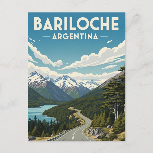Bariloche Argentina Travel Postcard (Front)