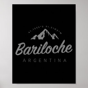 Bariloche Mountain Vacation Skiing Argentina  Poster
