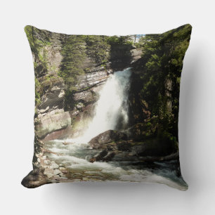 Baring Falls at Glacier National Park Cushion