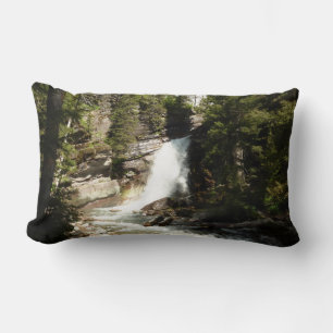 Baring Falls at Glacier National Park Lumbar Cushion