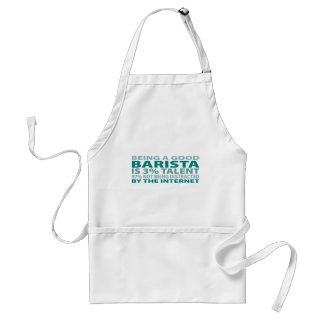Barista 3% Talent Standard Apron (Front)