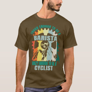 Barista Biker Design T-Shirt
