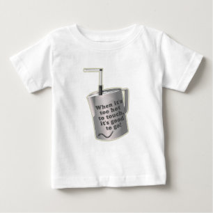  Barista cafe milk warming jug Baby T-Shirt