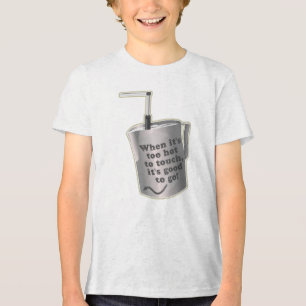  Barista cafe milk warming jug Tri-Blend Shirt
