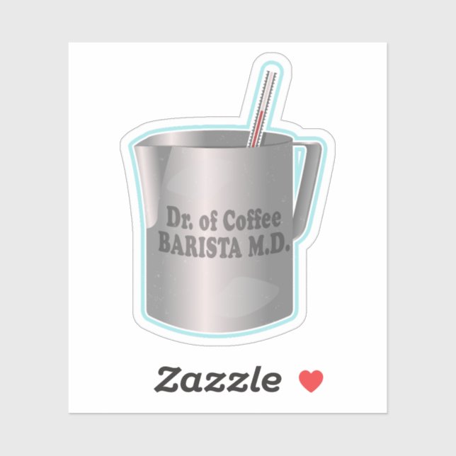  Barista coffee making funny doctor (Sheet)