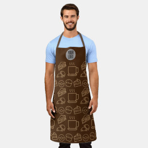 Barista Coffee Shop Cafe Bar Custom Logo Apron