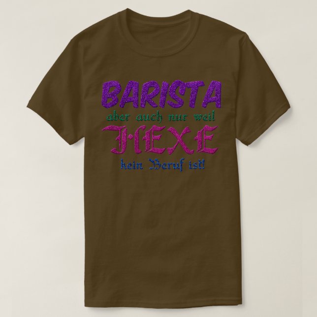Barista Queen T-Shirt (Design Front)
