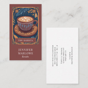 Barista Tarot Business Card