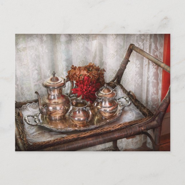 Barista - Tea Set - Morning tea Postcard (Front)