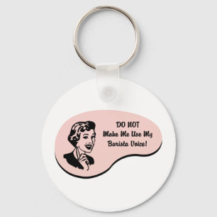Barista Voice Key Ring