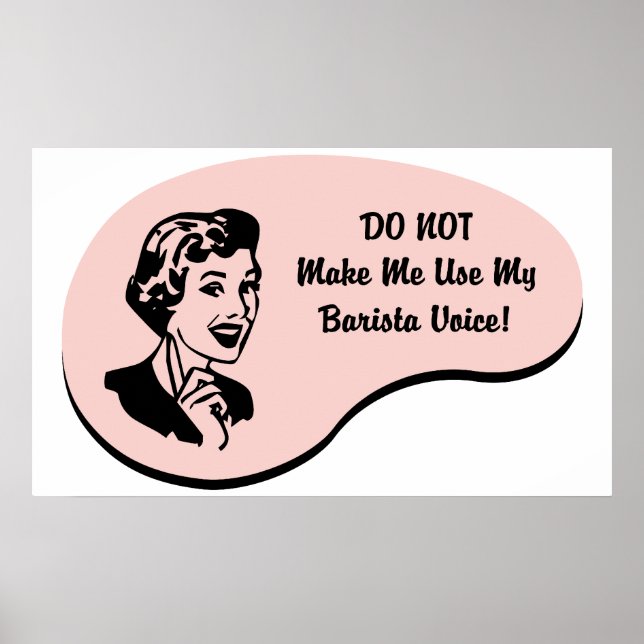 Barista Voice Poster (Front)