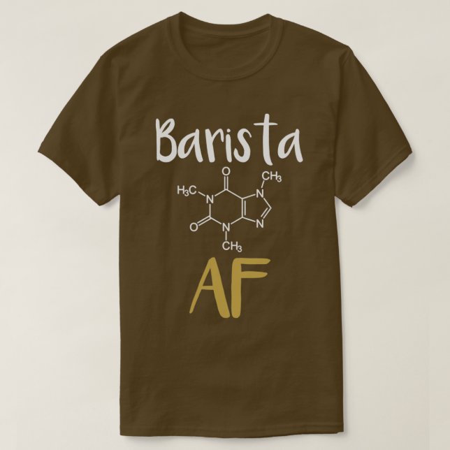 BaristaShirtFunnyBaristaBaristaT T-Shirt (Design Front)