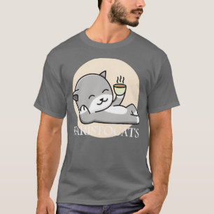 Baristo Cat Coffee Barista Shirt