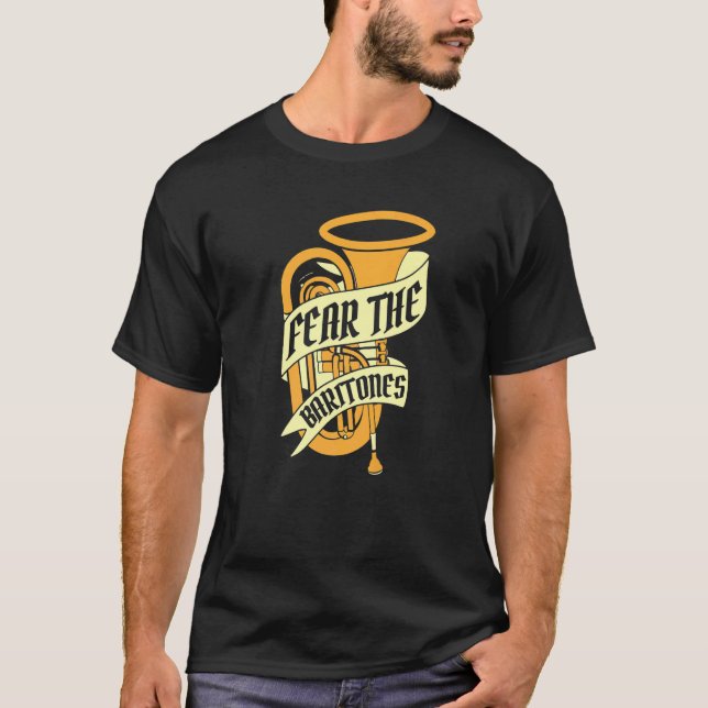 Baritone Bass Euphonium  1 T-Shirt (Front)