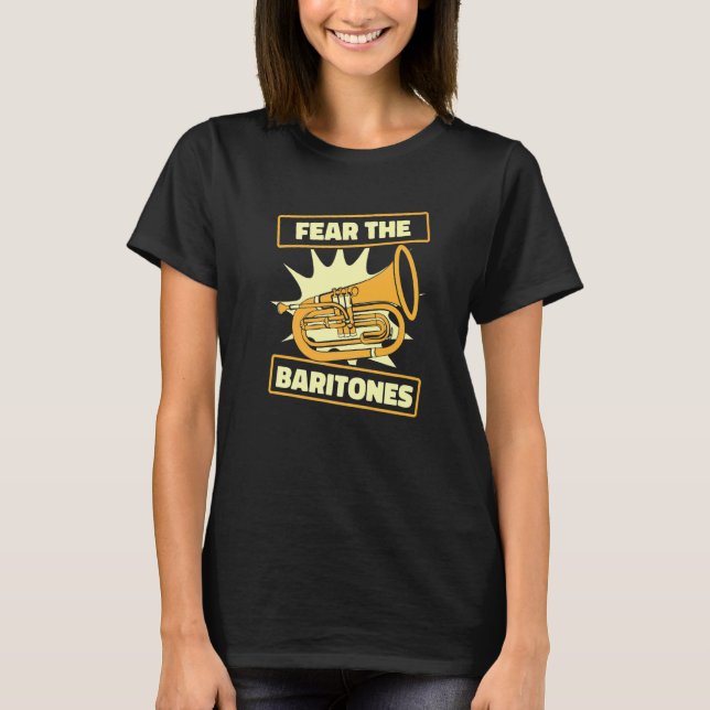 Baritone Bass Euphonium   T-Shirt (Front)