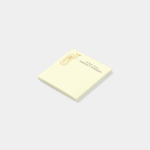 Baritone Musician Band Teacher Post-it Notes