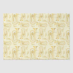 Baritone Musician Band Teacher Tissue Paper
