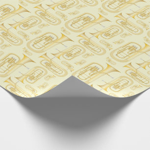 Baritone Musician Band Teacher Wrapping Paper