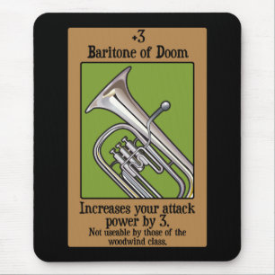 Baritone of Doom Mouse Pad
