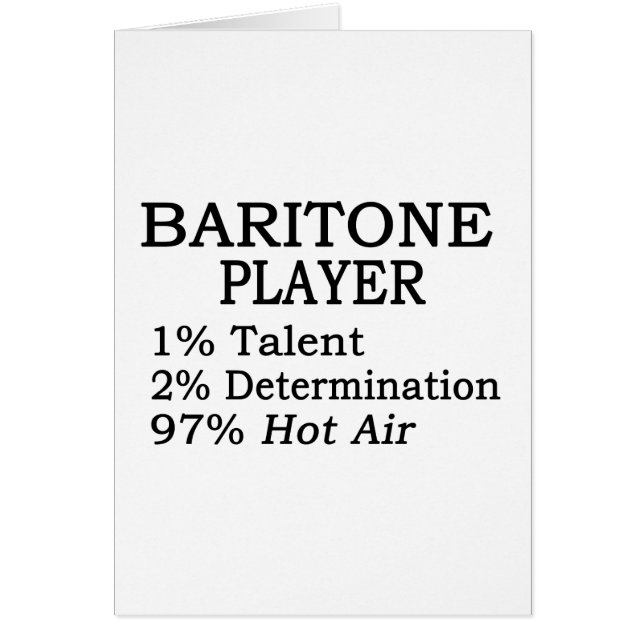 Baritone Player Hot Air (Front)