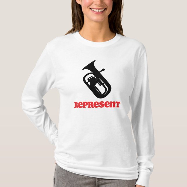 Baritone Represent T-Shirt (Front)