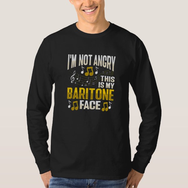 Baritone Voice Design for a Choir Member Premium T-Shirt (Front)
