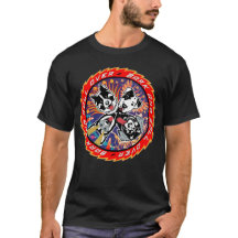 Bark and Roll Over Kiss Rock Parody Dog Shirt
