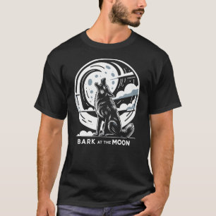 Bark At The Moon Wolf Gifts Funny Graphic Tees for