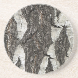 Bark Birch Wood Coaster