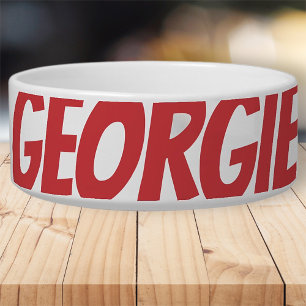 Bark Boss Pet Dog Modern Cool Simple Funny Bowl