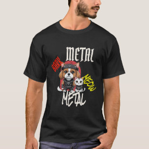 Bark & Meow Metal T-Shirt