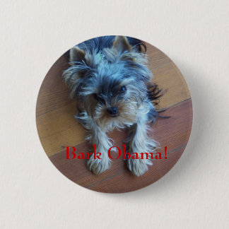 Bark Obama! 6 Cm Round Badge
