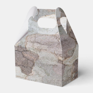 Bark of plane tree favour box
