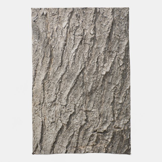 Bark pattern tea towel (Vertical)