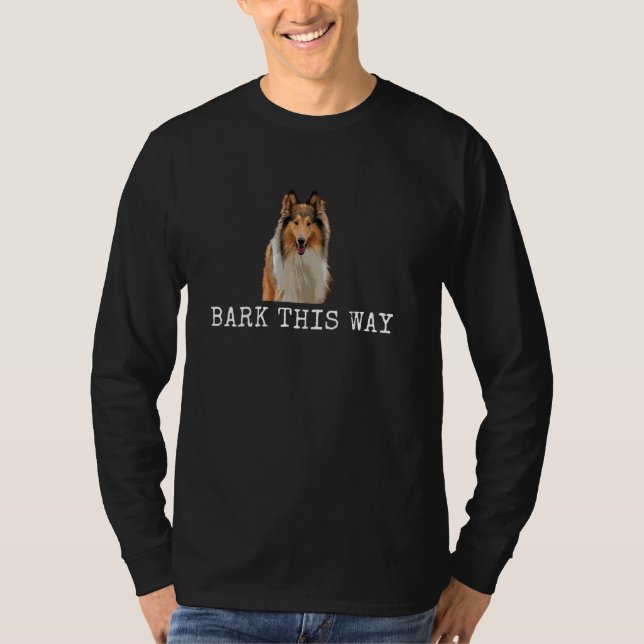 Bark This Way Funny Dog Dad and Dog Mum T-Shirt (Front)