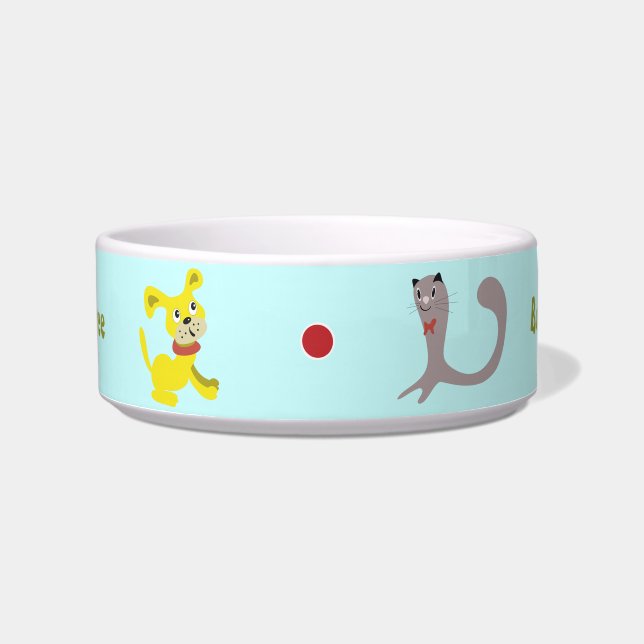 Bark up my tree Pet Bowl (Front)