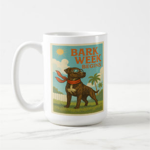 Bark Week Begins: Retro Flight Edition Coffee Mug