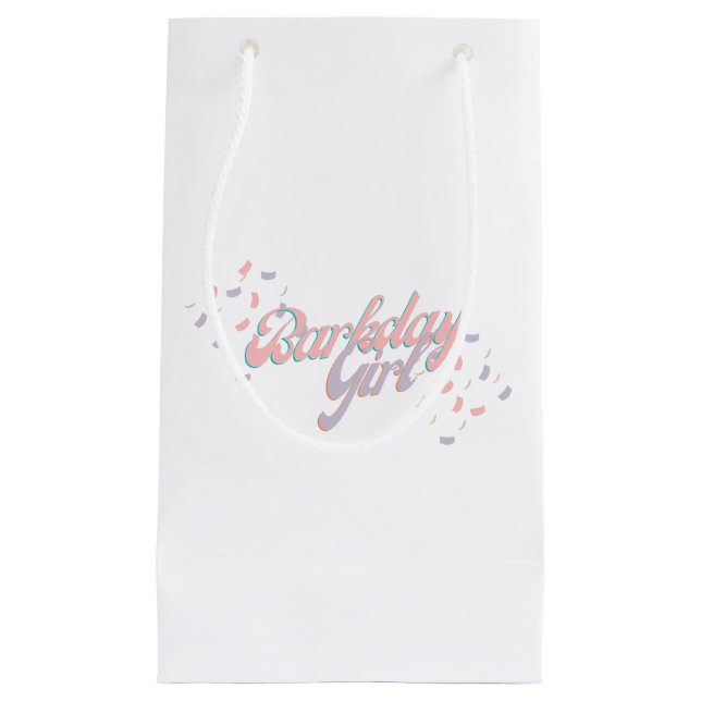 Barkday Girl Gift Bag (Front)