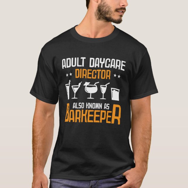 Barkeeper Barman Mixologist Bartender  1 T-Shirt (Front)