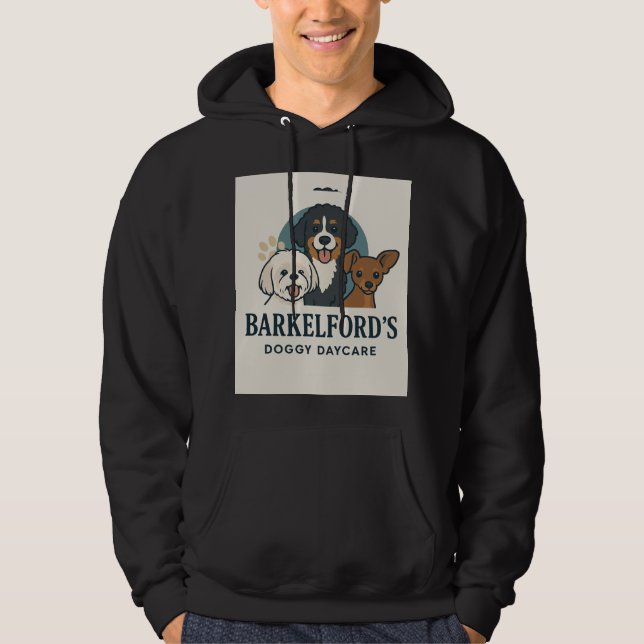 Barkelford'd Doggy Daycare Hoodie (Front)