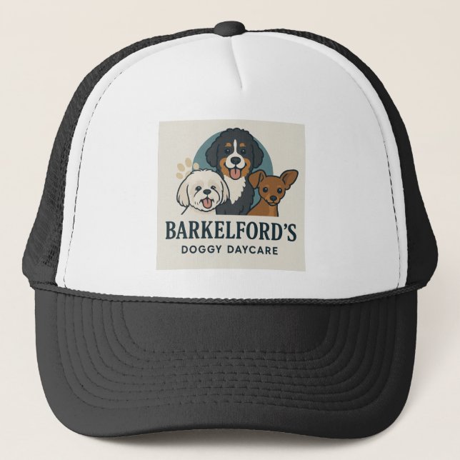 Barkelford's Doggy Daycare Trucker Hat  (Front)