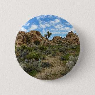 Barker Dam Loop Trail at Joshua Tree National Park 6 Cm Round Badge