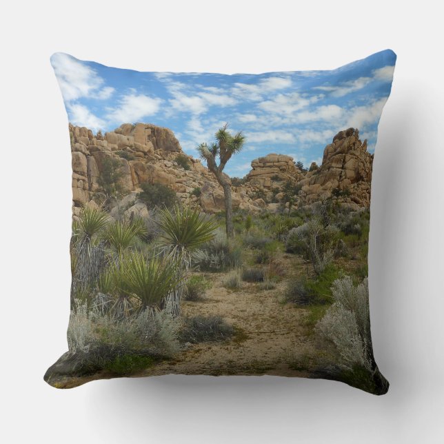Barker Dam Loop Trail at Joshua Tree National Park Cushion (Front)
