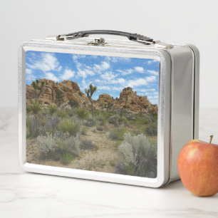 Barker Dam Loop Trail at Joshua Tree National Park Metal Lunch Box