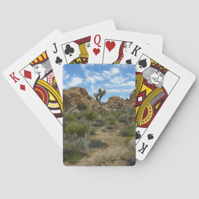 Barker Dam Loop Trail at Joshua Tree National Park Playing Cards (Back)