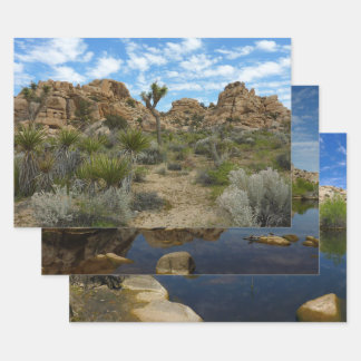 Barker Dam Loop Trail at Joshua Tree National Park Wrapping Paper Sheet