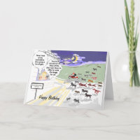 Barking Dog Kennels Amusing Birthday Card